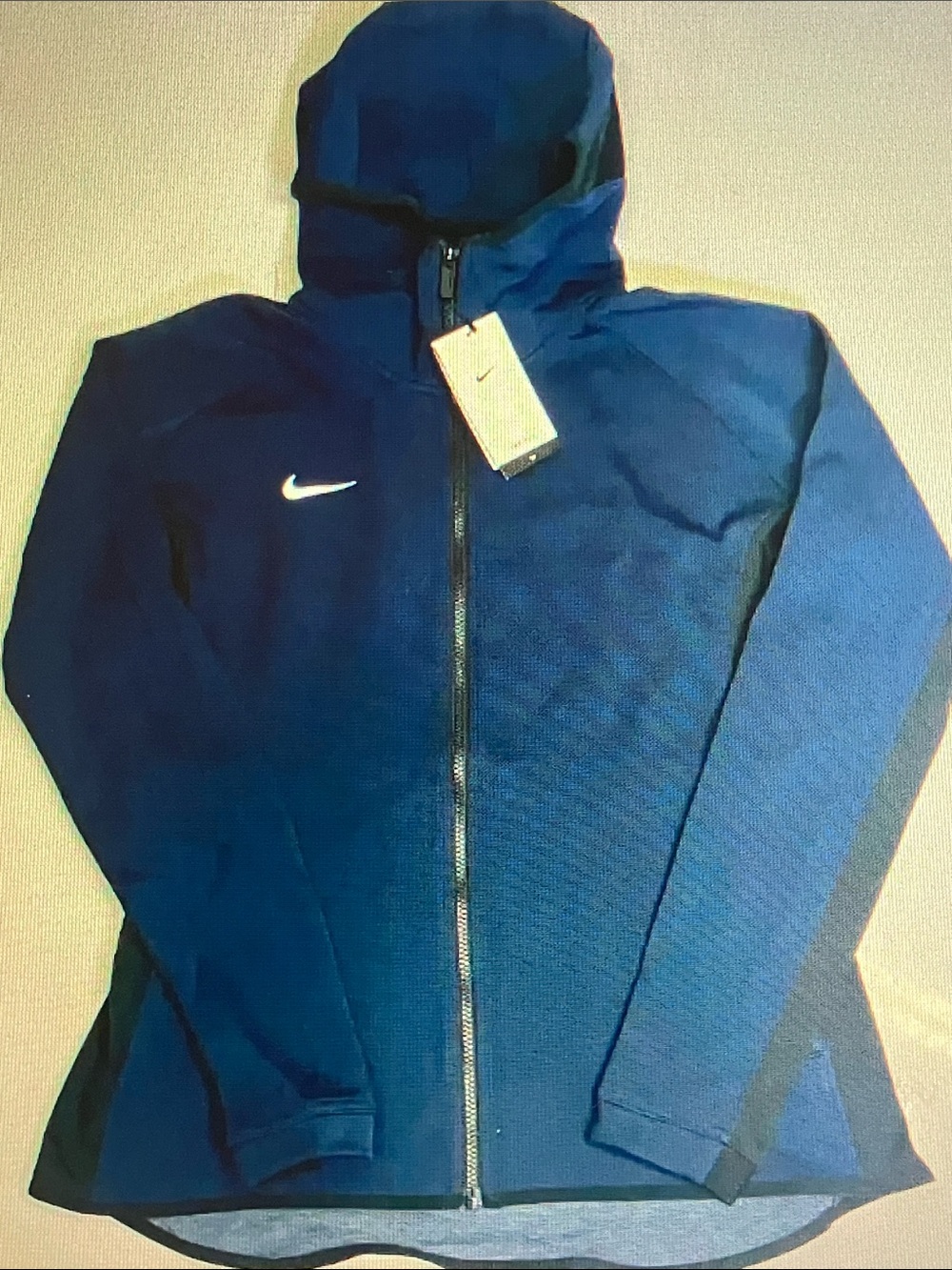 Nike Women’s Blue Hooded Full-Zip Utility Jacket